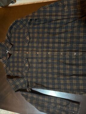 Men's Nicoby Plaid Button-Up Shirt Jacket - Blue & Brown